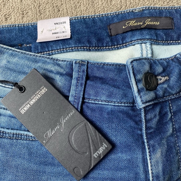 Mavi Serena Women Blue Low Rise Skinny Denim Jeans Sz W28 L32 AU10 - Picture 6 of 11